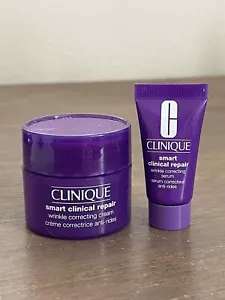 Clinique Smart Clinical Repair Wrinkle Correcting Face Cream & Serum Travel Size - Picture 1 of 3