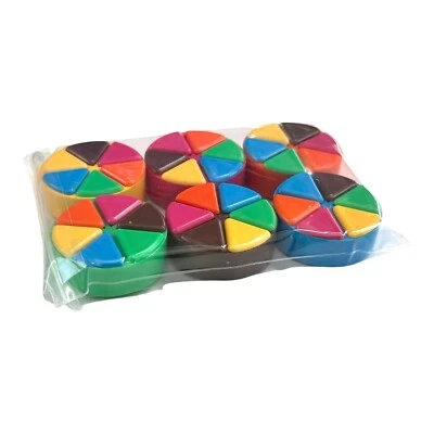 Trivial Pursuit Complete Set of Tokens Movers Wedges Pies Brown Blue Green Pink+ - Image 1 of 3