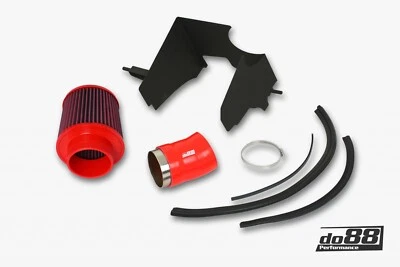 SAAB 9-3 2.8T V6 06-11 Intake system with filter, red hose             - Imagen 1 de 4