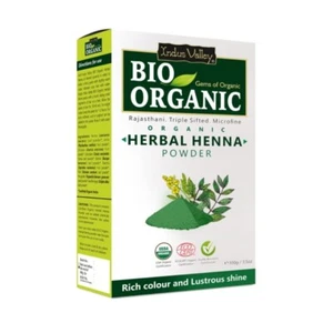 Indus Valley Bio Bio Kräuter Henna Pulver, 100g - Bild 1 von 6
