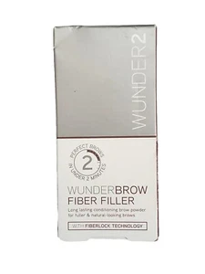 Wunder2 WunderBrow Fiber Auburn Brow Powder For Natural Looking Eyebrows - Picture 1 of 10