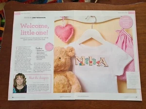 Welcome Little One, New Baby ABC Alphabet Cross Stitch Pattern, Pattern Only  - Picture 1 of 5