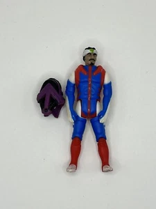 Vintage M.A.S.K Actionfigur Spielzeug mit Helm 1987 - Ali Bombay - Bild 1 von 9