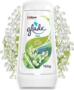 Glade Solid Gel Air Freshener Lily of the Valley Gel Stick for Home Pack3