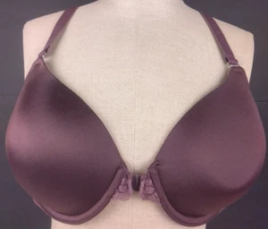 Maidenform 07112 One Fab Fit Brown Front Hook Underwired T Shirt Bra Size 38 C - Picture 1 of 14