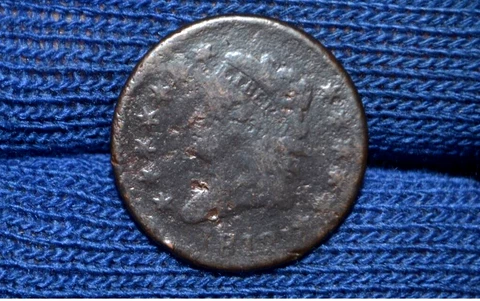 1812 LARGE CENT ** Small Date * G/VG Details ** FREE SHIPPING Cover