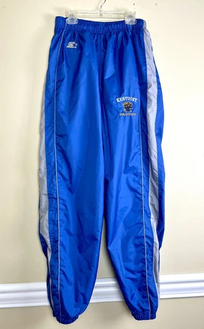 VTG NCAA Y2K 1990s Kentucky UK Wildcats Basketball Track Pants small Cover