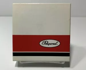 * Set of 6 English Hunting scarlet, PIMPERNEL 4.25"x4.25" COASTERS ----(I,7) - Picture 1 of 10