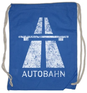 AUTOBAHN Turnbeutel Germany Kraftwerk Deutschland 80s Wave Highway - Picture 1 of 1