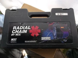 SCC Radial Cable Tire Chains Snow Chains NEW IN BOX Made In Oregon, U.S.A. - Picture 1 of 5