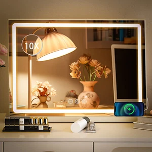 YAMISSI Hollywood Schminkspiegel 80cm W/LED Beleuchtung Dimmbar Kosmetikspiegel - Bild 1 von 23