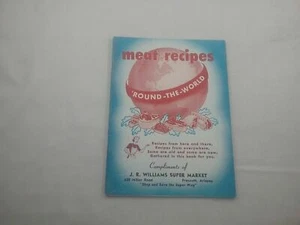 Meat Recipes "Round The World By Select Meat Products 1955 - Picture 1 of 3