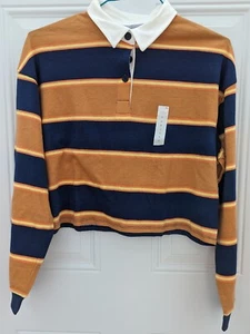 SO Juniors Long Sleeve Cropped POLO! NWTs - M! Excellent Quality AND Style🤙🦜 - Picture 1 of 2