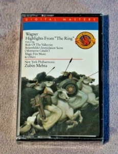 Wagner " Highlights From The Ring " -Cassette- New York Philharmonic - NEW - - Bild 1 von 3