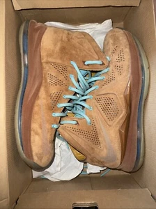 Size 10.5 - Nike LeBron 10 EXT QS Hazelnut - Picture 1 of 6