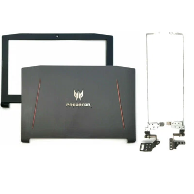 Black Back Cover Top/ Bezel/ Hinges For Acer Predator Helios 300 G3-571 PH315-51 - Изображение 1 из 4