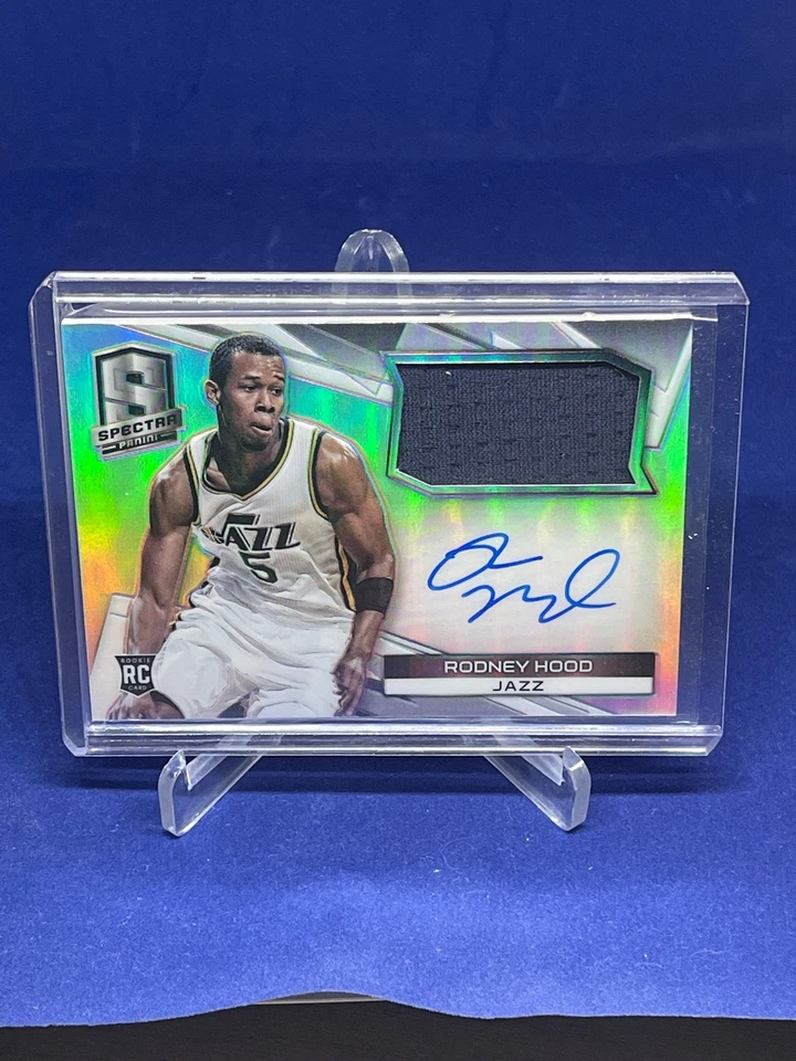 RODNEY HOOD 2014-15 PANINI SPECTRA JERSEY AUTO PRIZM ROOKIE RC #D 73/125 - Image 1 of 1