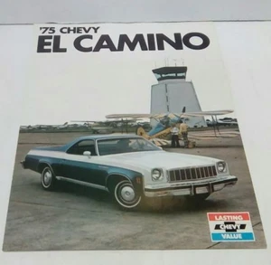 1975 CHEVROLET CHEVY EL CAMINO SS TRUCK SHOWROOM BROCHURE GM ORIGINAL - Picture 1 of 4