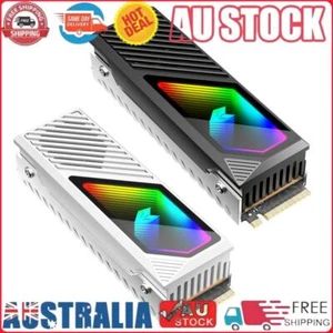 M.2 2280 SSD Heatsink SSD Aluminum Alloy Radiator 5V 3 Pin ARGB Heat Sink Cooler - Picture 1 of 18