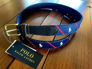 Polo Ralph Lauren Herren Gürtel Icon Polo Ponyspieler Ledergürtel Größe 42 - Bild 1 von 7