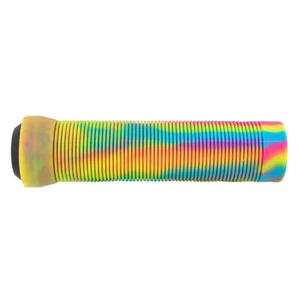 Bicycle Handlebar Grips Sunlite Rainbow Swirl 125mm Multi-Color 1 BMX Pair New - Picture 1 of 1
