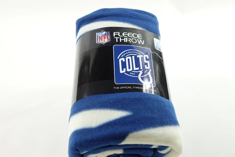 NFL Indianapolis Colts Fleece Throw Blanket, 50" x 60", Campaign Cover