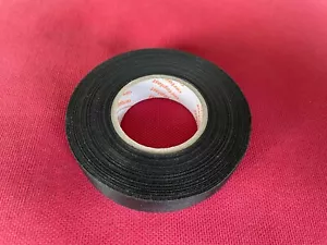 Cinta de arnés de tela de telar de cableado 15 mm x 25 mtr rollo alta calidad - adhesivo - Imagen 1 de 1