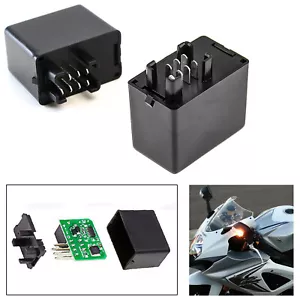 Relé electrónico de intermitente LED de 7 pines Hyper Flash Fix para bombillas intermitentes de señal de giro - Imagen 1 de 7