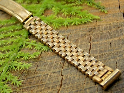 Ladies Vintage Kreisler Watch Band 9mm Deployment Clasp Gold Filled Pre-Owned - Image 1 of 4