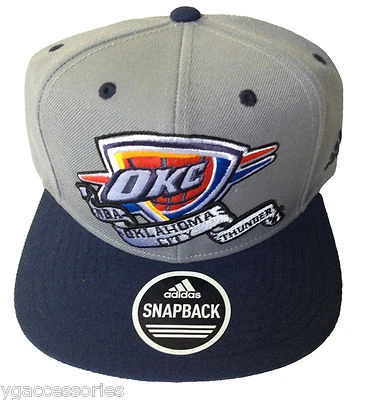 NBA Oklahoma City Thunder Adidas Collectors Snapback Cap Hat OSFA NEW!! - Image 1 of 2