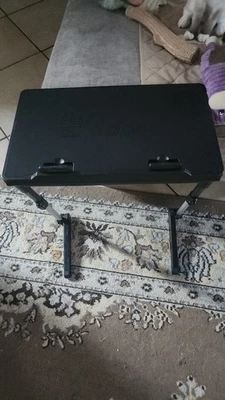 Adjustable Table Foldable Portable Laptop Notebook PC Desk Stand Bed tray W/fan - Image 1 of 3