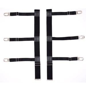 Anti-wrinkle Sock Clip Shirt Suspenders Clips Garter Grips Keepers - Imagen 1 de 11