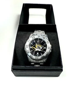 Men’s Missouri Tigers Mizzou Chrome Watch AnoChrome Officially Licensed SEC Logo - Picture 1 of 3