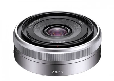 Lente Sony E 16 mm f 2,8 Pancake para cámara Alpha sin espejo (SEL16F28) - EXPRESS Foto 1 de 3