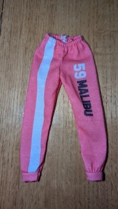Mattel Barbie Doll Gymnast  Replacement Clothes - Pink  59 Malibu Sweatpants - Picture 1 of 2