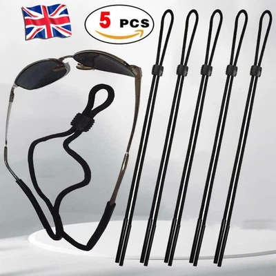 5PCS Glasses Lanyard Neck Cord Sunglasses Sports Swimming Spectacle Chain Strap