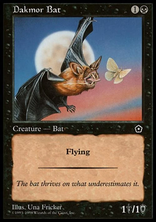 Dakmor Bat - Light Play MTG Portal Second Age - Image 1 of 1