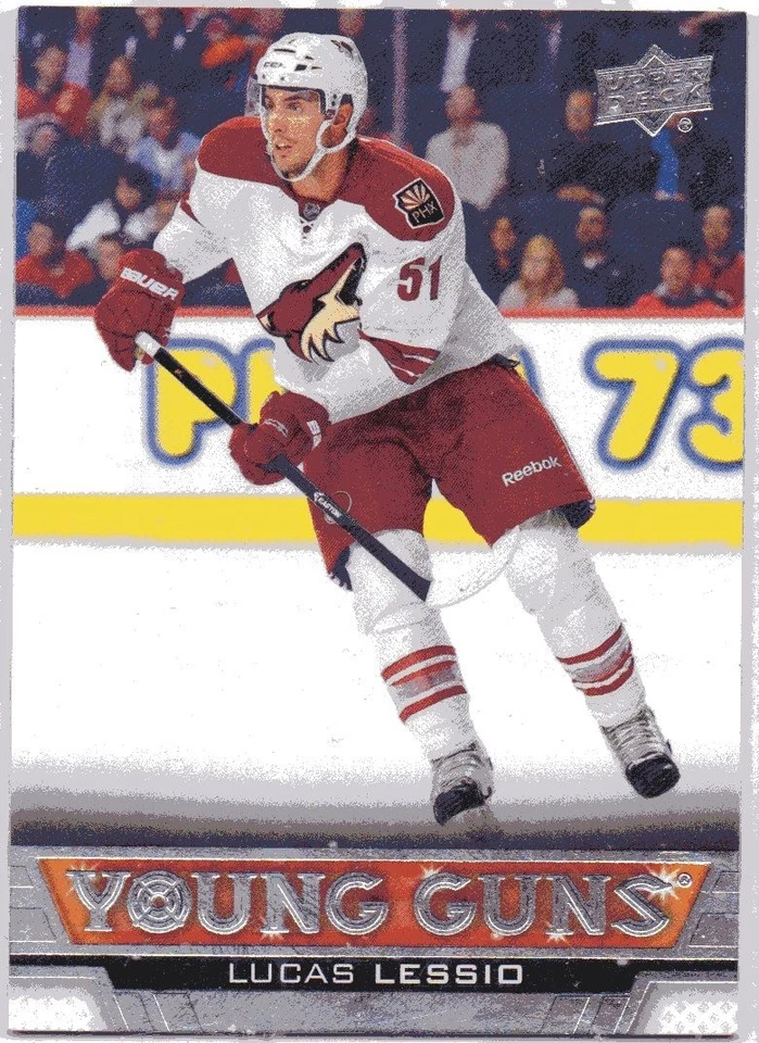 2013-14 Upper Deck -   Lucas Lessio's .   Young Guns .   rookie card  # 239 - Image 1 of 1