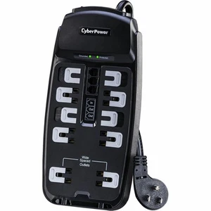 Cyber Power Systems P1008T Home Office Surge Protection - Picture 1 of 3