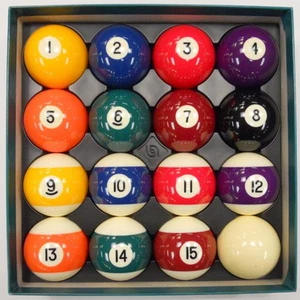 Belgian Aramith 2 1/8" PREMIER Pool Balls - Complete Set - FREE US SHIPPING - Picture 1 of 1
