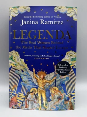 SIGNED - Legenda By Janina Ramirez New 1st Edition Hardback (DAMAGED) - Image 1 of 4