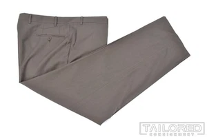 CANALI Current 1934 Taupe Textured Wool Luxury Pants Trousers - EU 56 / US 38 - Picture 1 of 7