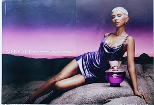 Damenmode High Heels Handtasche Schuhe langes Bein Print Ad Versace. - Bild 1 von 1