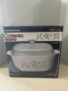 CORNING WARE 5 QT./ L  " BLUE DUSK " COVERED CASSEROLE #6017718 1994  NEW IN BOX - Picture 1 of 12