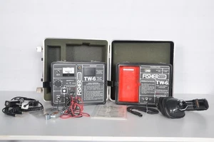 FISHER TW-6 PIPE AND CABLE LOCATOR M-SCOPE POWERED ON IN CASE W/ ATTACHMENTS - Picture 1 of 19