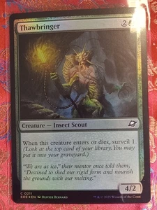 FOIL Thawbringer Edge of Eternities MAgic The Gathering MTG CCG Card - Picture 1 of 1