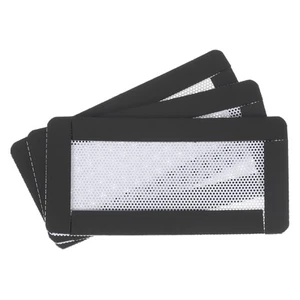 3er Set PC-Staubfilter, 100x50mm Magnetischer Rahmen PVC Computer Gehäuse, Weiß - Bild 1 von 4