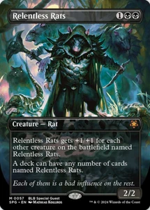 MTG Relentless Rats BLB Special Guest NM M Mythic 57 Creature Rat Bloomburrow - Picture 1 of 2
