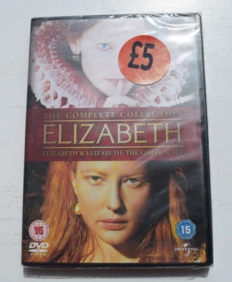 ELIZABETH & ELIZABETH THE GOLDEN AGE ~ 2-DISC DVD ~ cate blanchett  ~ NEW - Image 1 of 2