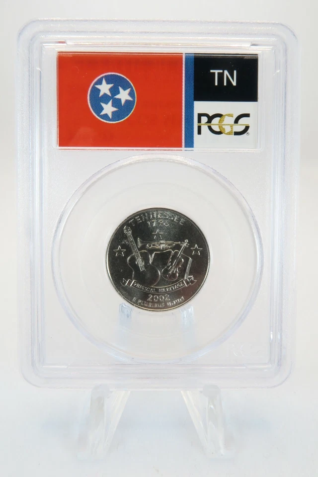 2002-D PCGS MS67 Tennessee State Quarter Business Strike 25C - Image 1 of 2
